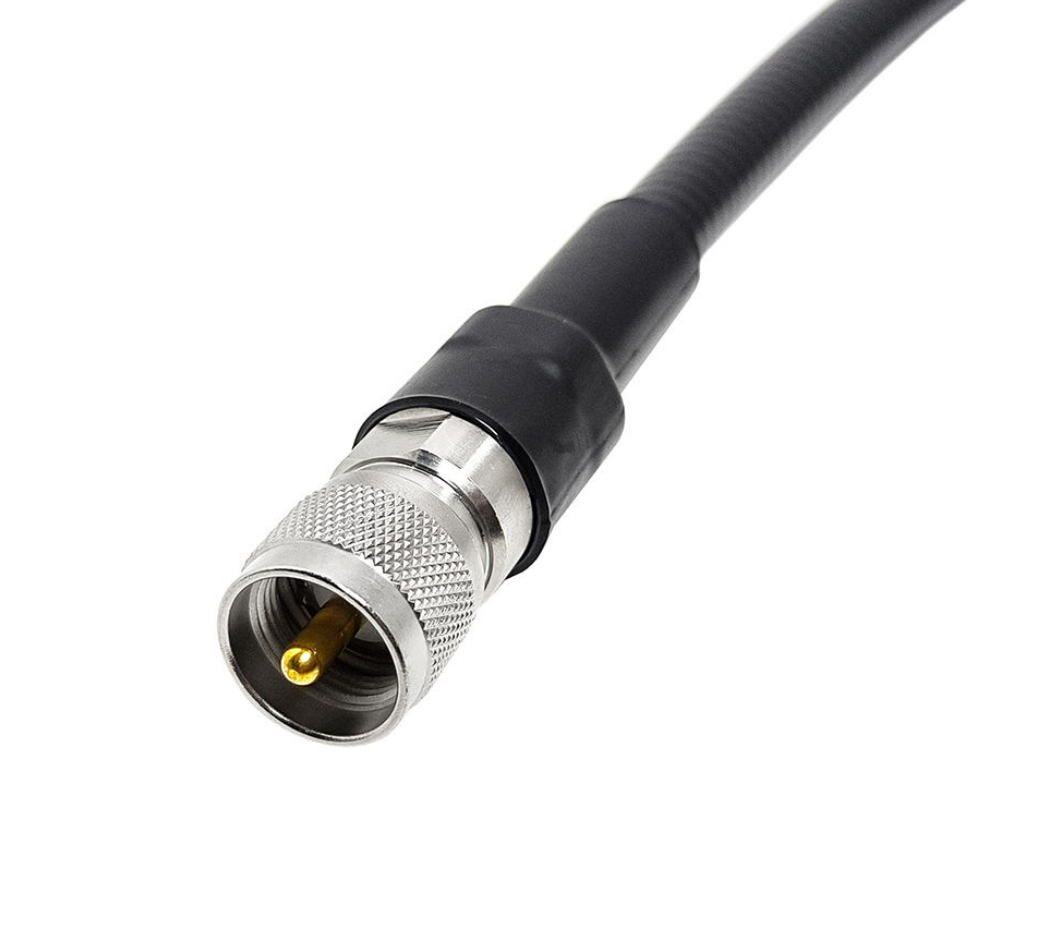 N公头和UHF母头接1/2超柔线电缆组件